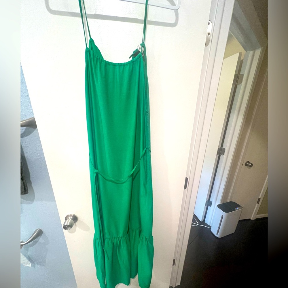 Banana republic halter maxi dress